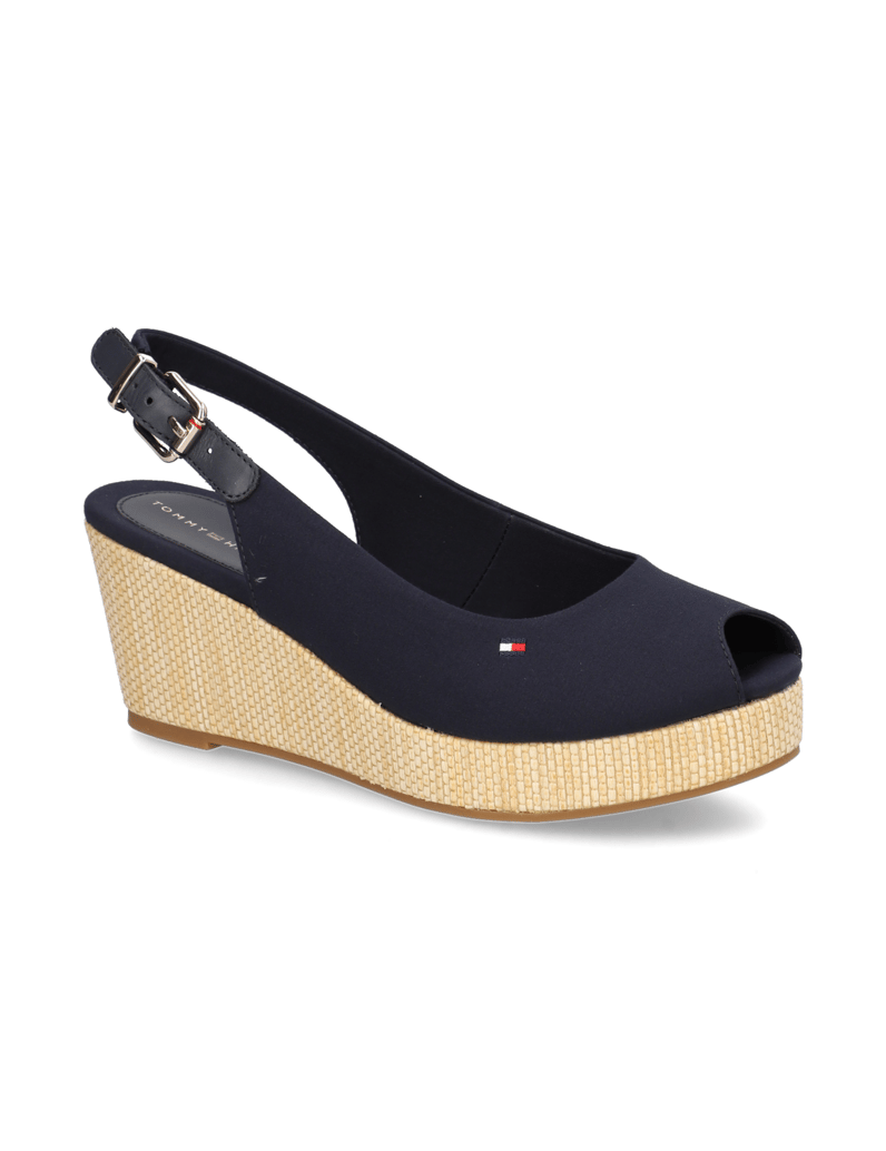 Tommy-Hilfiger-ICONIC-ELBA-SLING-BACK-WEDGE-schwarz