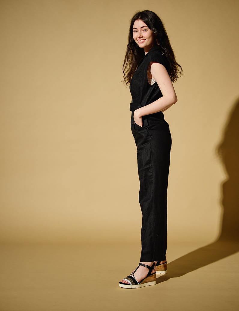 TAMARIS-Keilsandale-schwarz