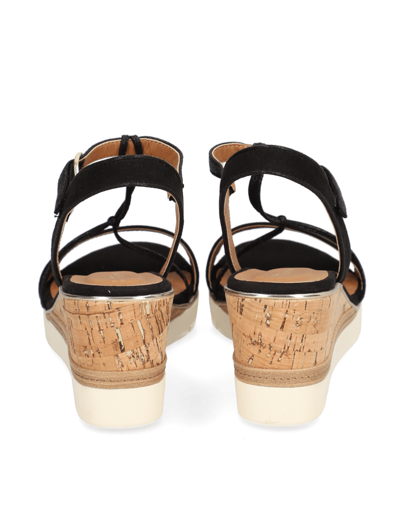 TAMARIS-Keilsandale-schwarz