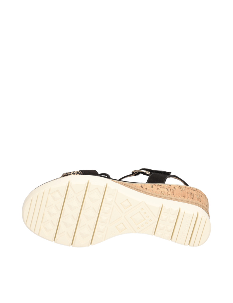 TAMARIS-Keilsandale-schwarz