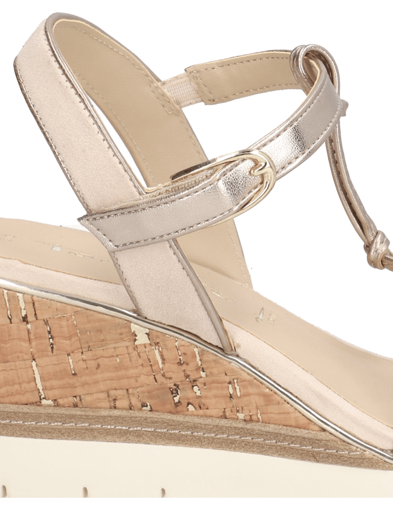 TAMARIS-Keilsandale-schwarz