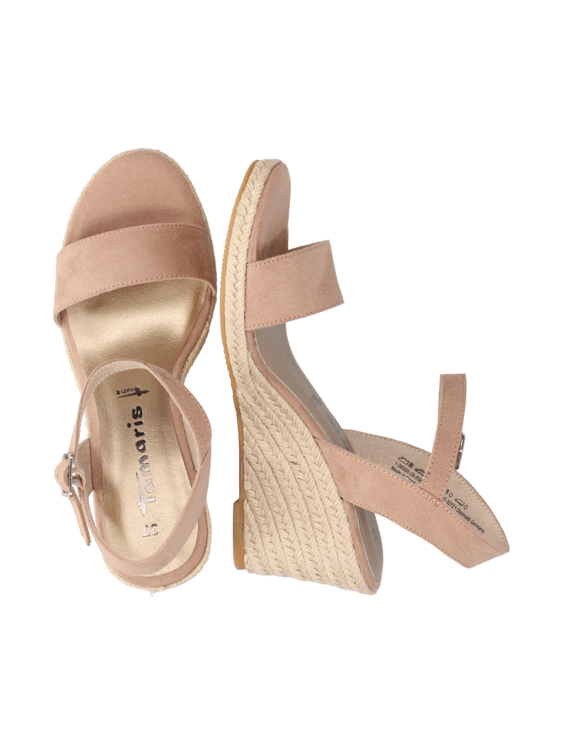 TAMARIS-Keilsandale-schwarz