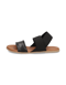 Pat Calvin Glattleder Sandale schwarz