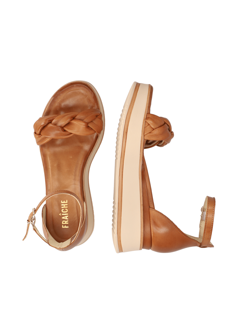 Fraiche-Glattleder-Sandale