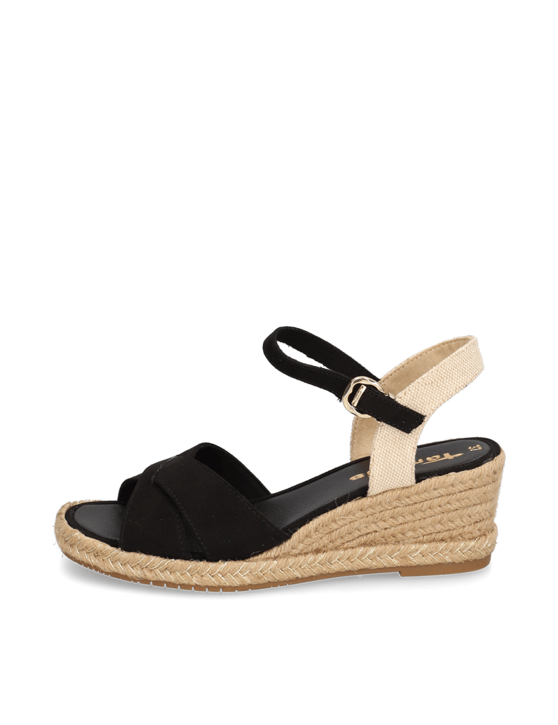TAMARIS-Textil-Keilsandale