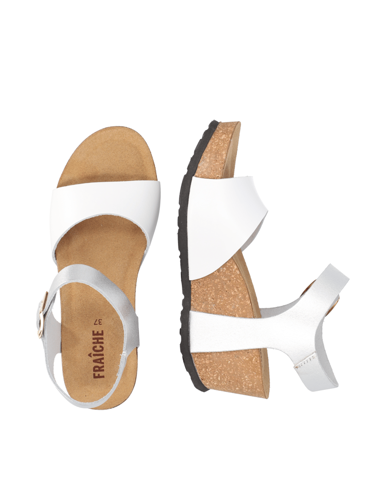 Fraiche-Glattleder-Sandale