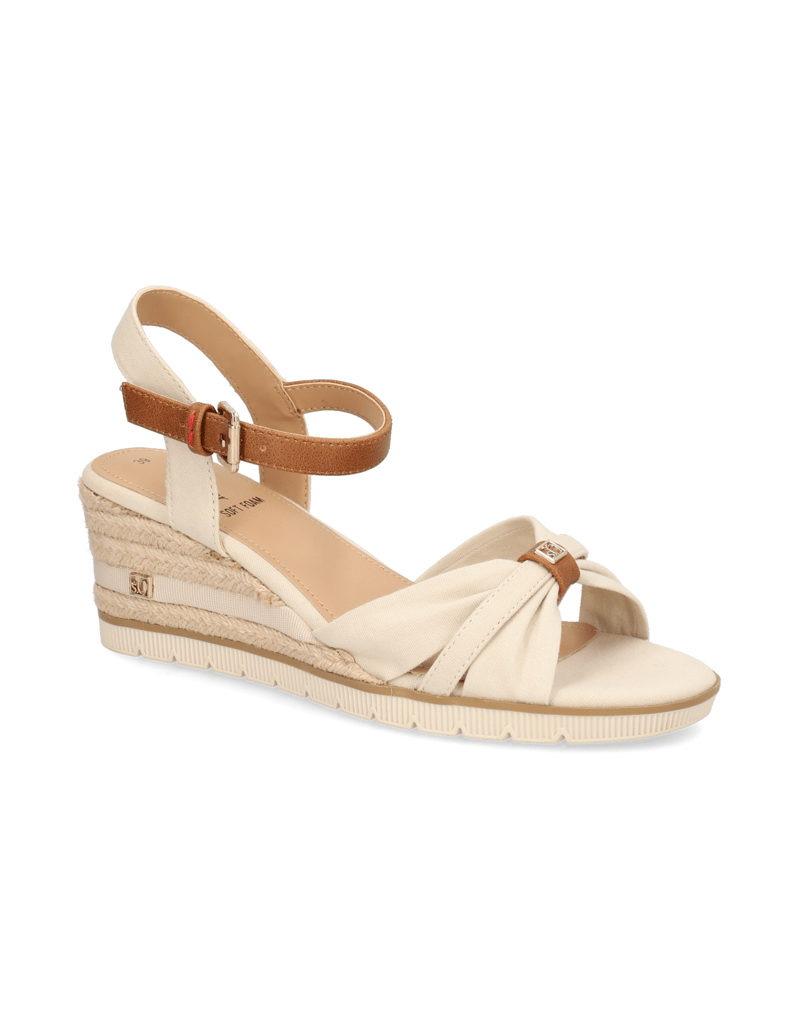 S.Oliver-Textil-Keilsandale-beige