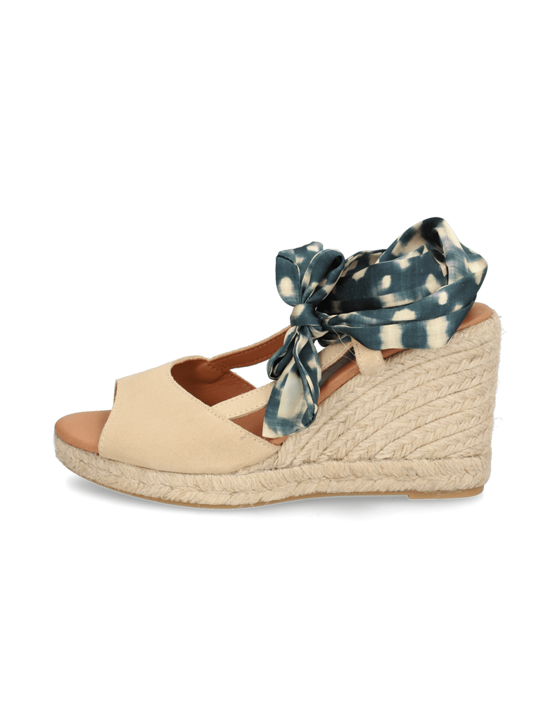 Pat-Calvin-Veloursleder-Keilsandale-rot