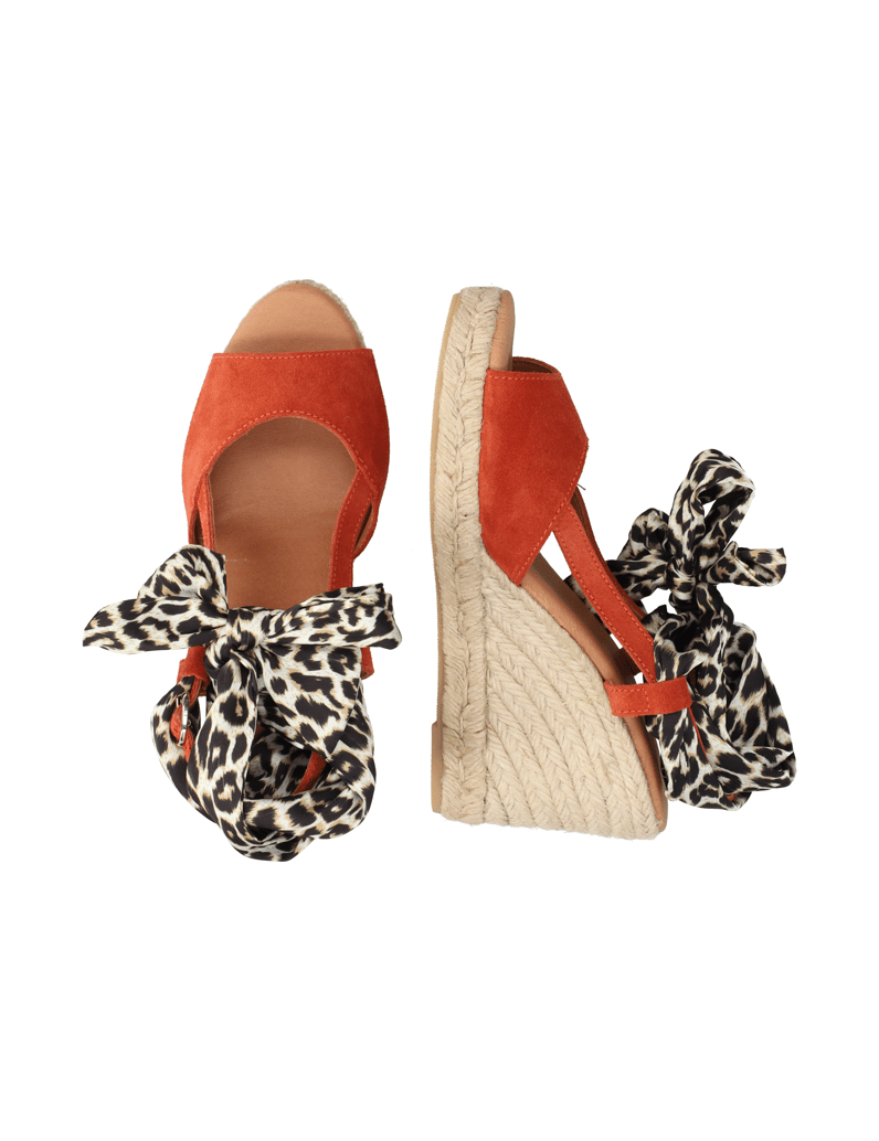 Pat-Calvin-Veloursleder-Keilsandale-rot