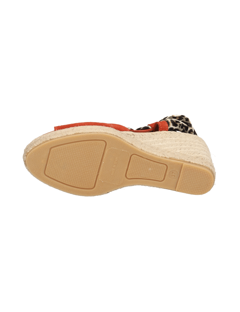 Pat-Calvin-Veloursleder-Keilsandale-rot