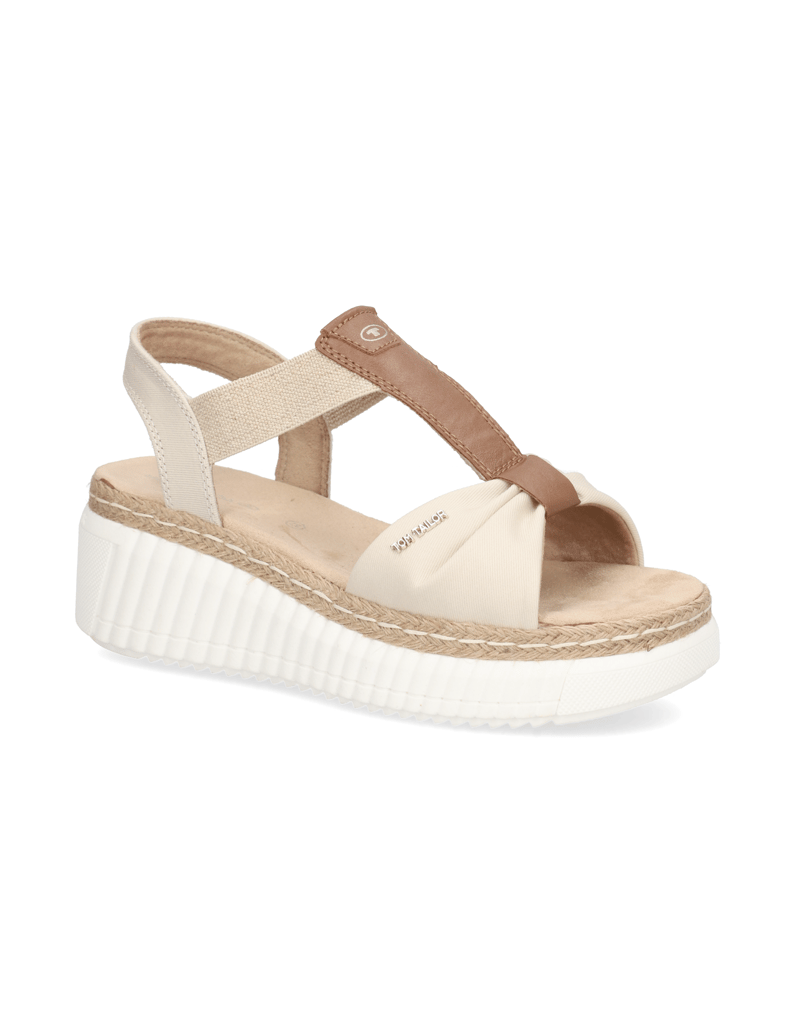 Tom-Tailor-Textil-Sandale-beige