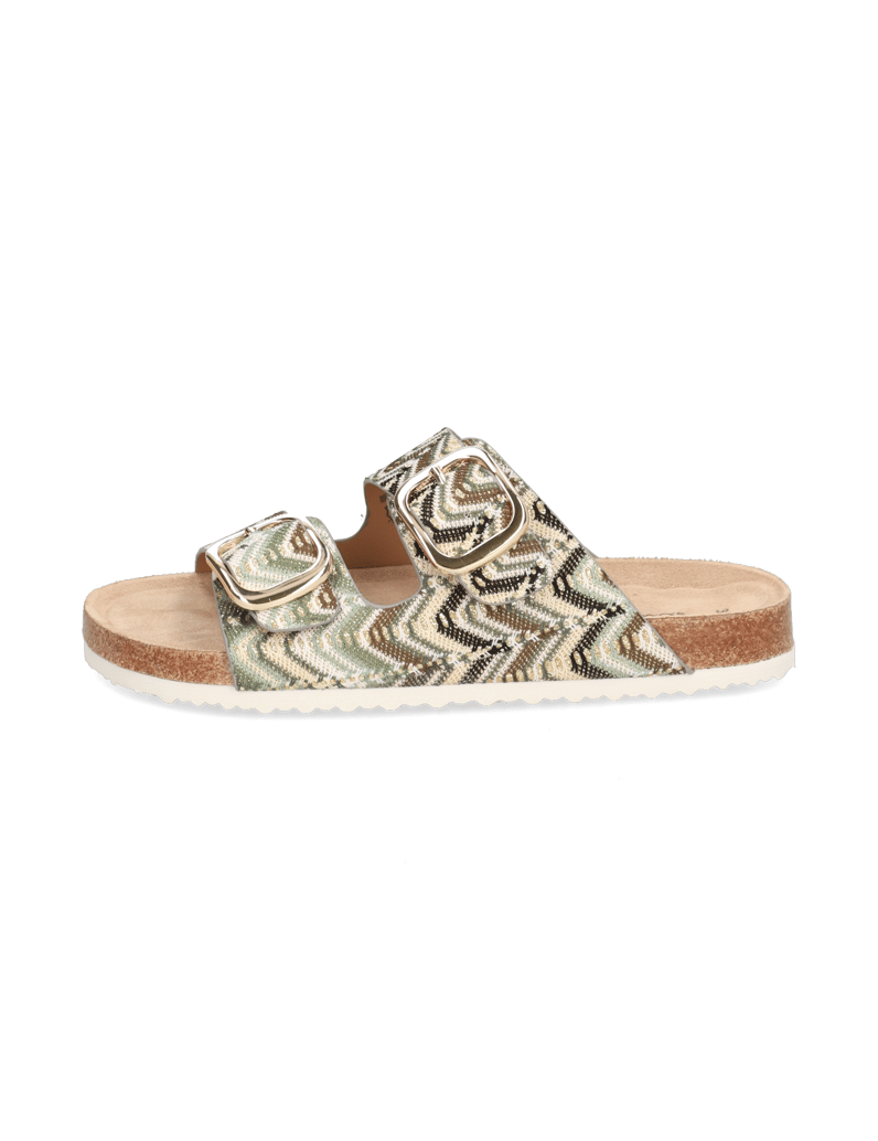 S.Oliver-Textil-Pantoffel-oliv