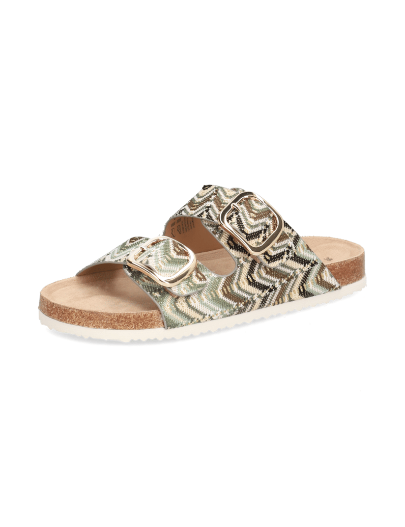 S.Oliver-Textil-Pantoffel-oliv