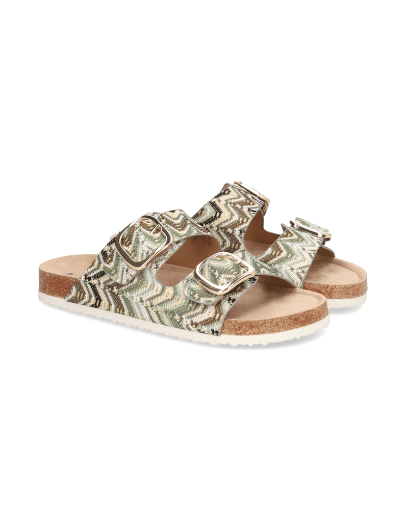 S.Oliver-Textil-Pantoffel-oliv