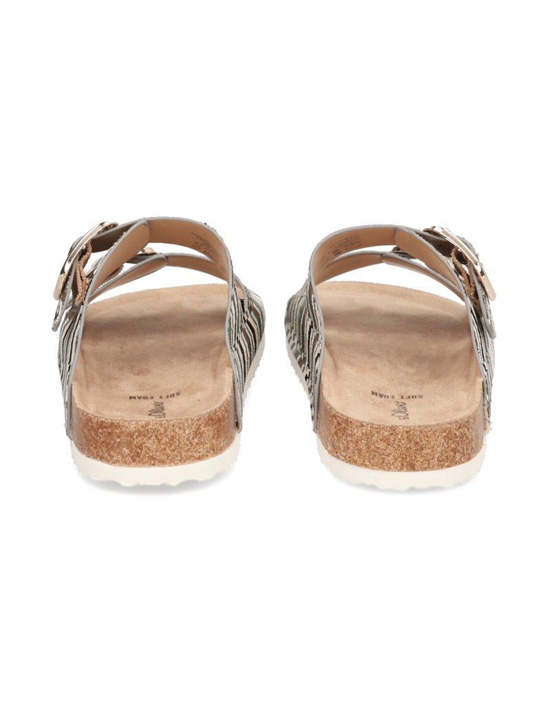 S.Oliver-Textil-Pantoffel-oliv