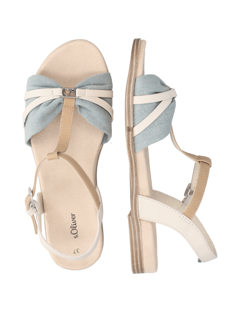 S.Oliver-Textil-Sandale-beige