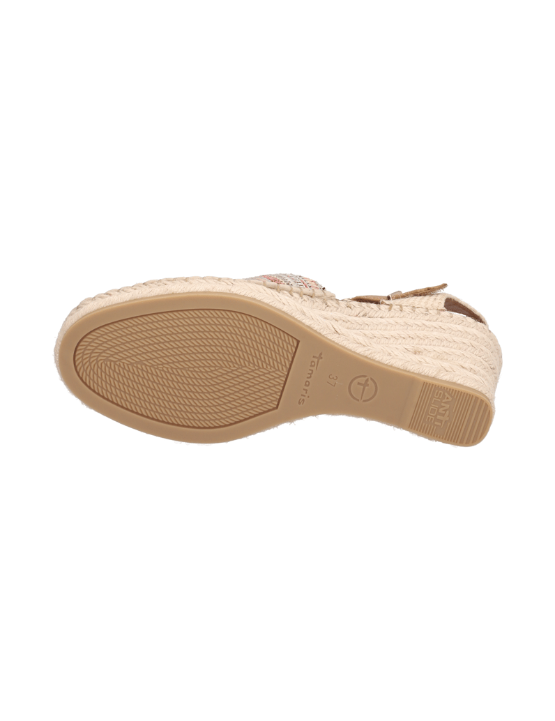 TAMARIS-Textil-Keilsandale-multicolor