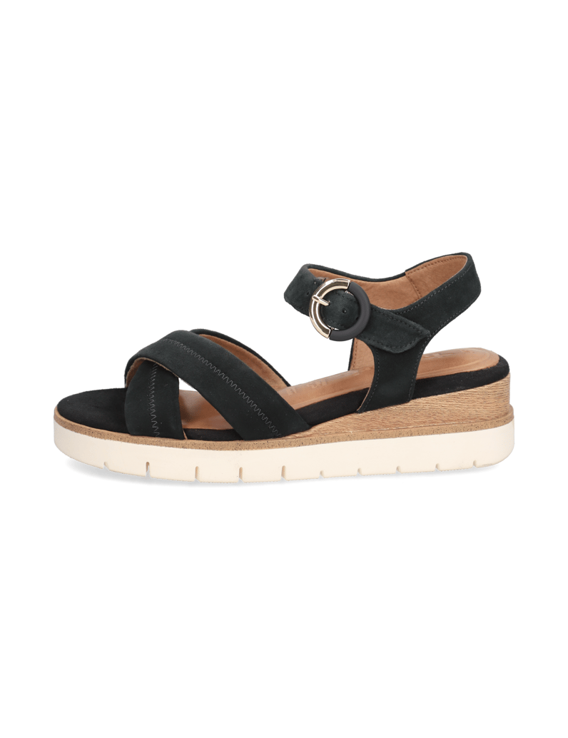 TAMARIS-Veloursleder-Sandale-blau
