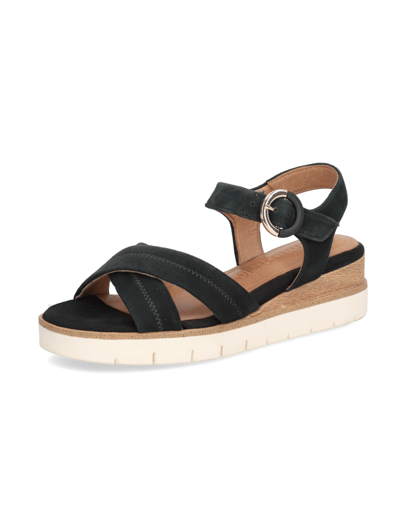 TAMARIS-Veloursleder-Sandale-blau