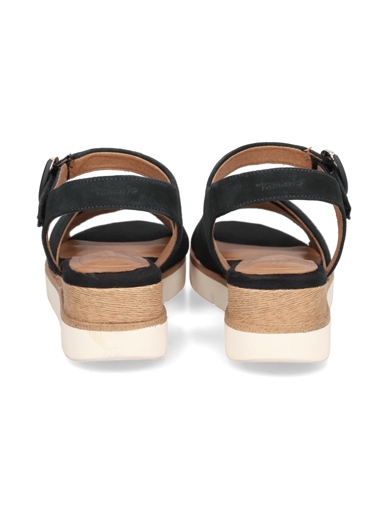 TAMARIS-Veloursleder-Sandale-blau