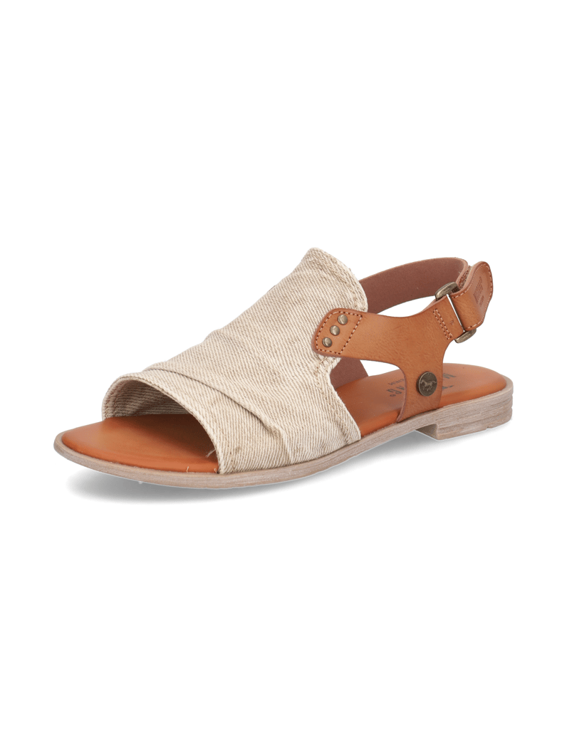Mustang-Textil-Sandale-beige