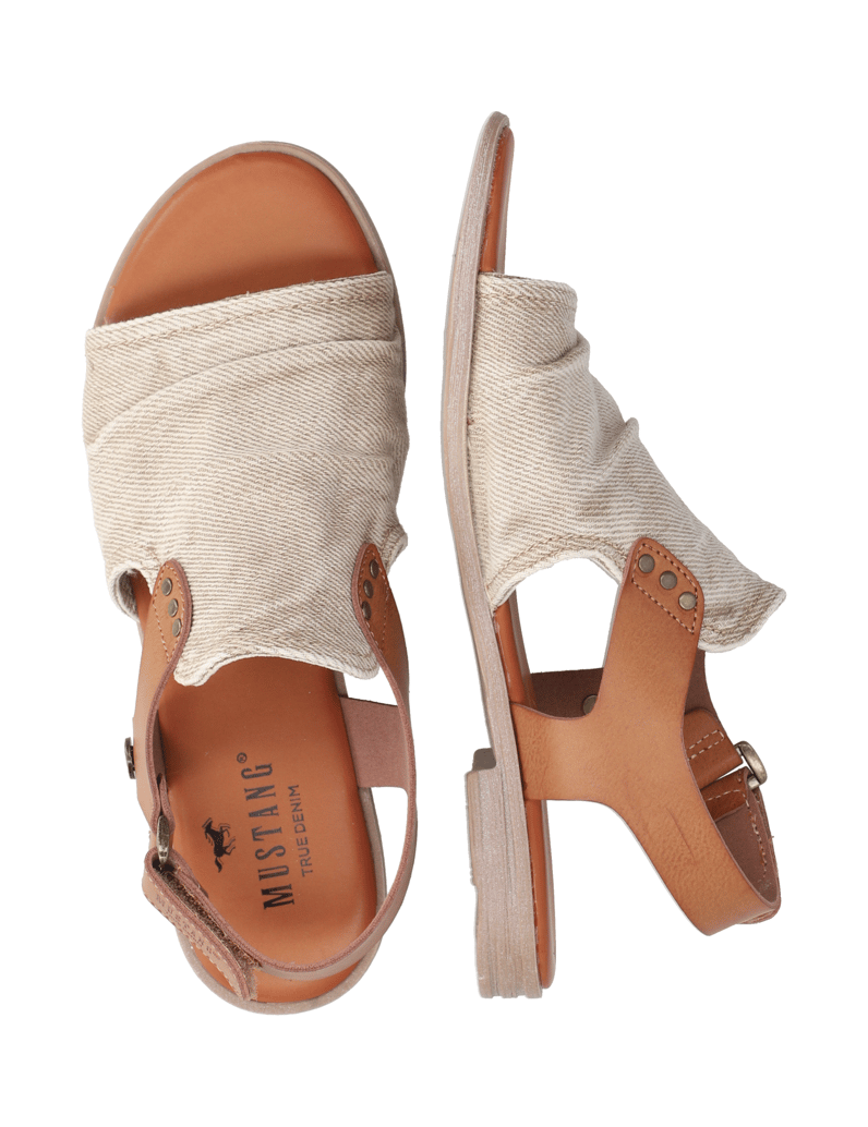 Mustang-Textil-Sandale-beige