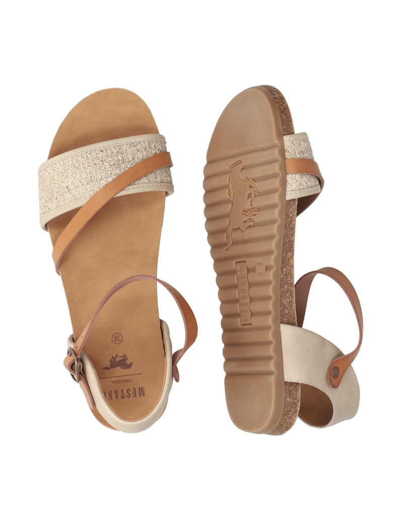 Mustang-Sandale-beige