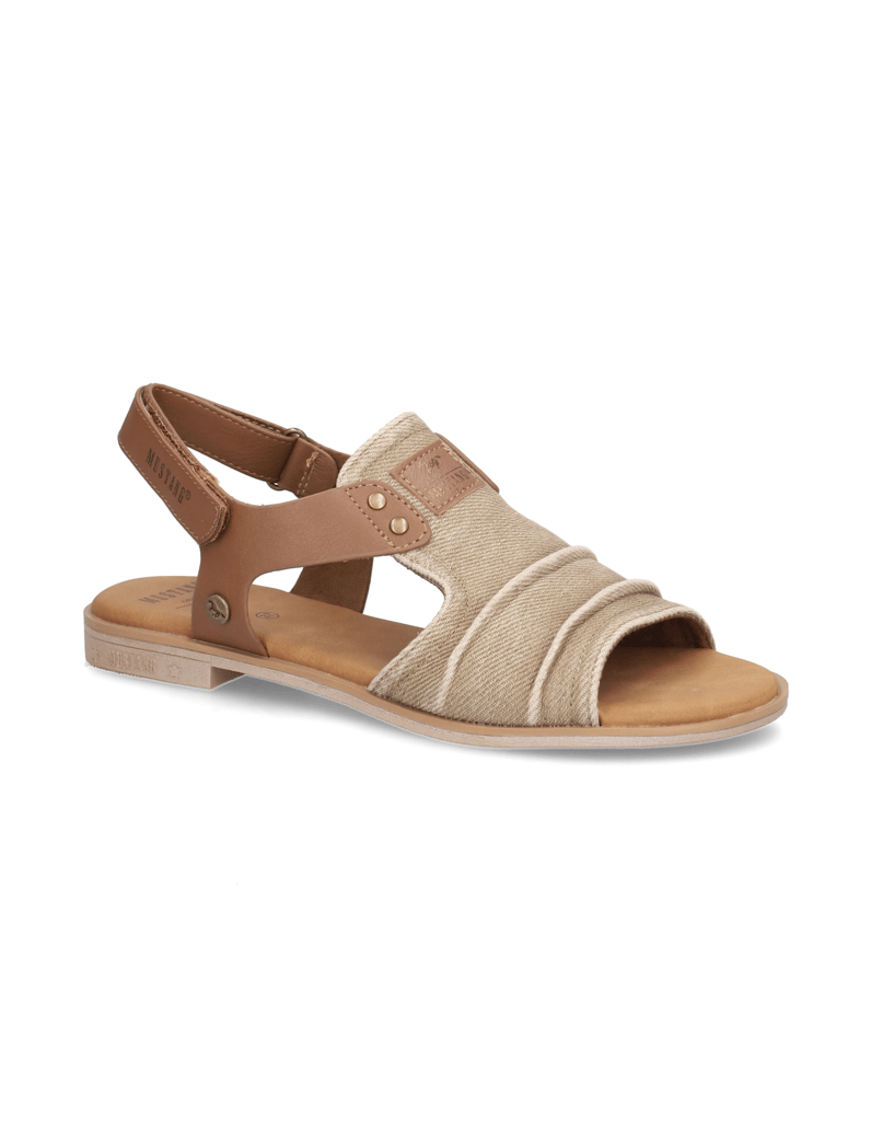 Mustang-Sandale-beige