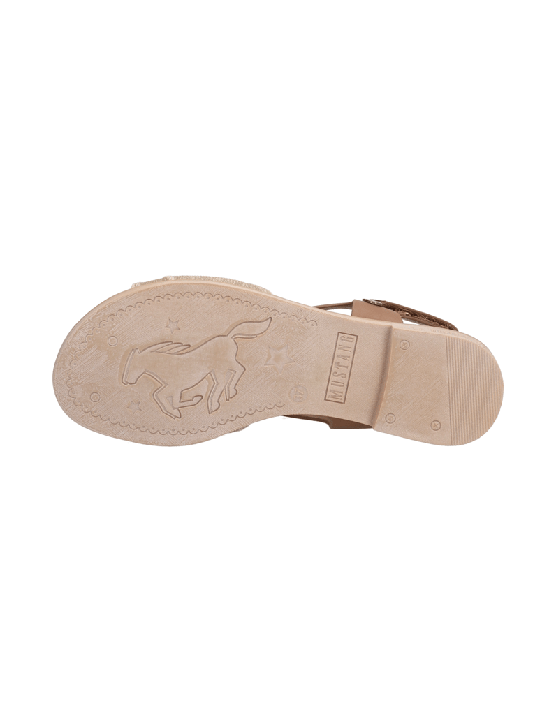 Mustang-Sandale-beige