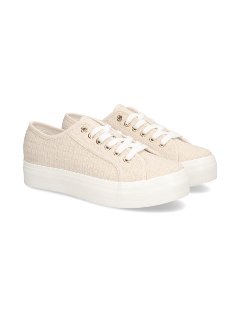 OMG!-Textil-Sneaker-beige