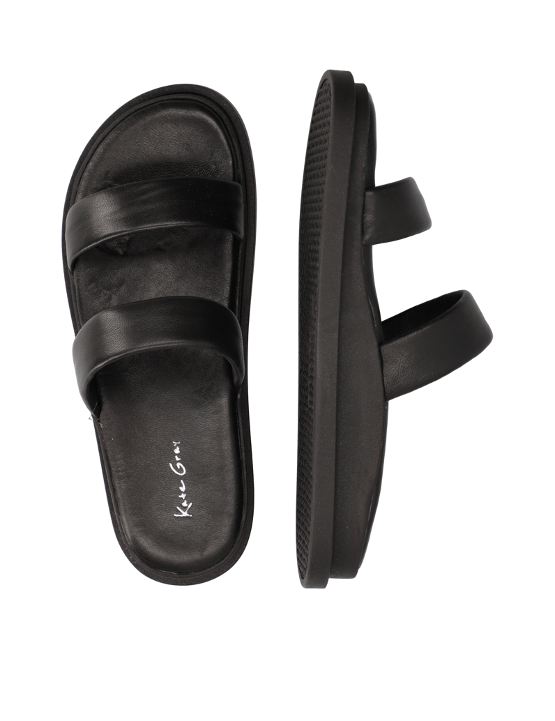 Kate-Gray-Glattleder-Pantoffel