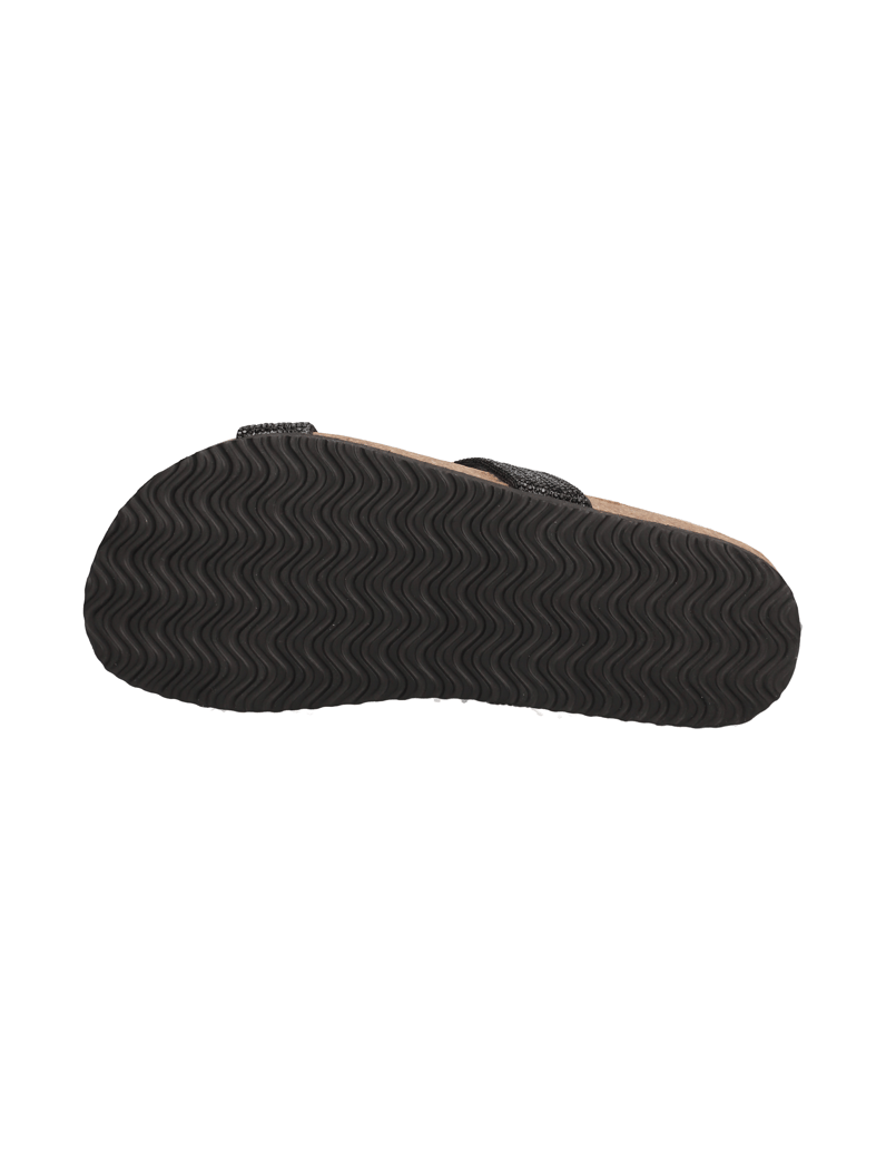 OMG!-PU-Pantoffel-schwarz