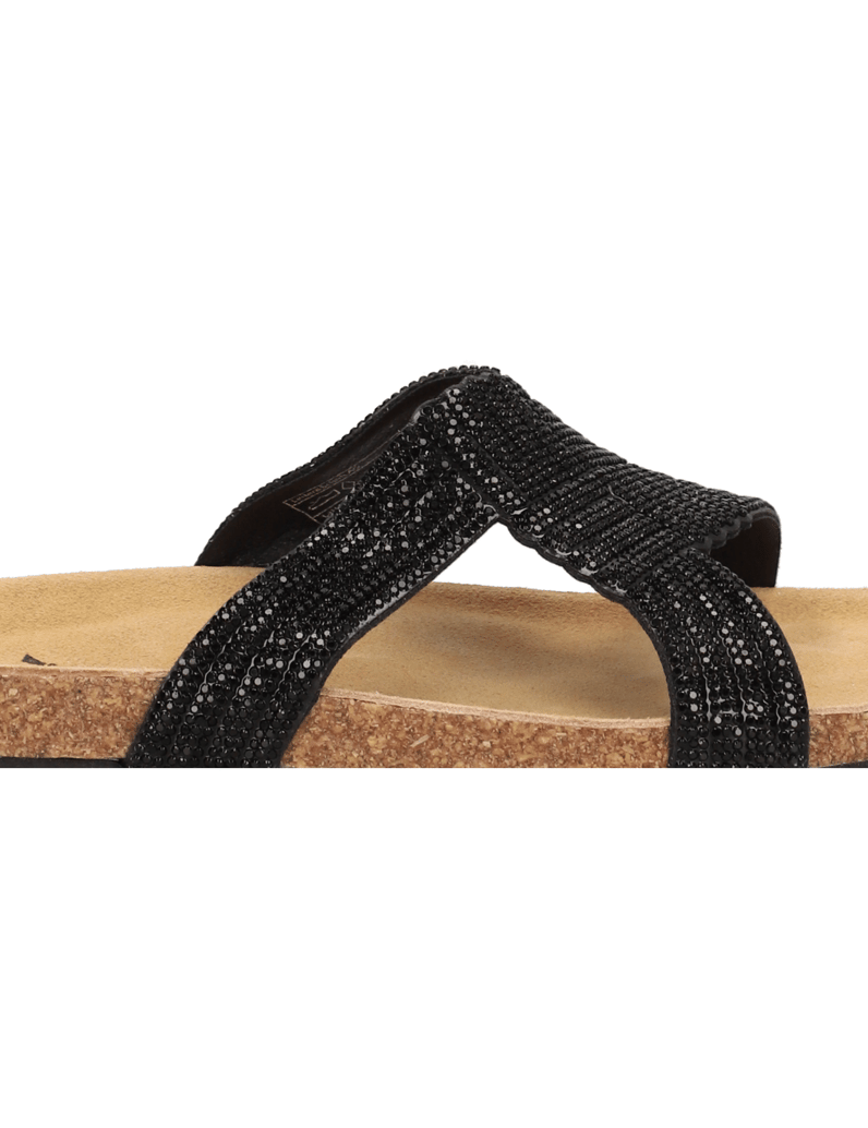 OMG!-PU-Pantoffel-schwarz