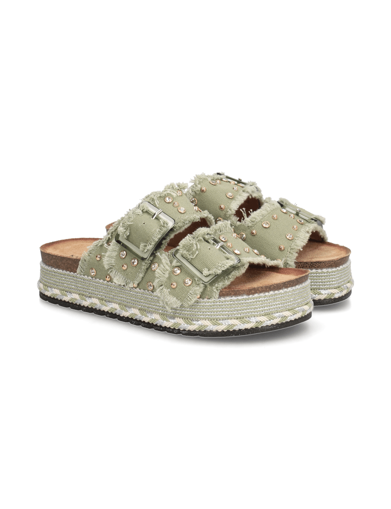 Kate-Gray-Pantoffel-grün