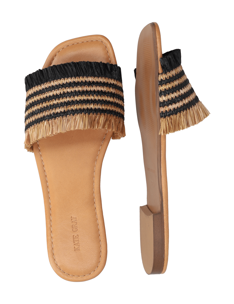 Kate-Gray-Pantoffel-schwarz