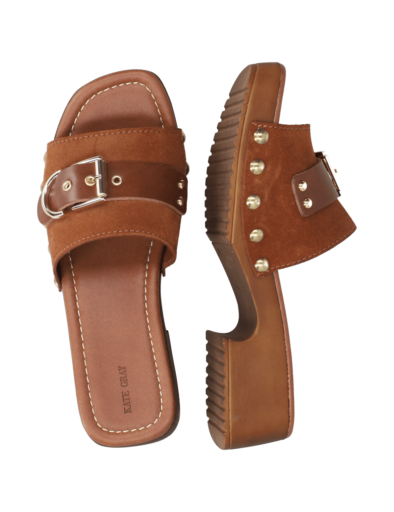 Kate-Gray-Pantoffel-cognac
