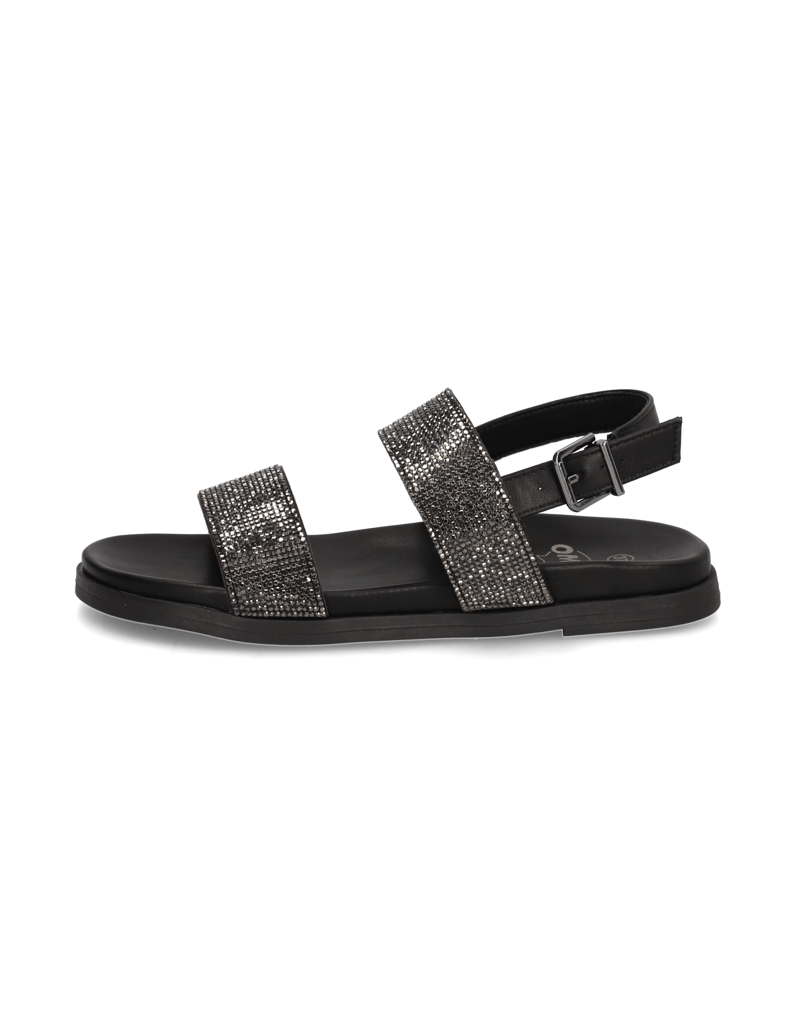 OMG!-PU-Sandale-schwarz