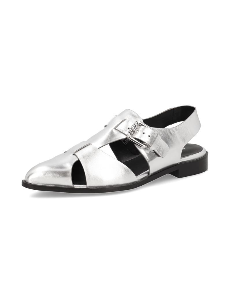 Kate-Gray-Glattleder-Sandale-schwarz