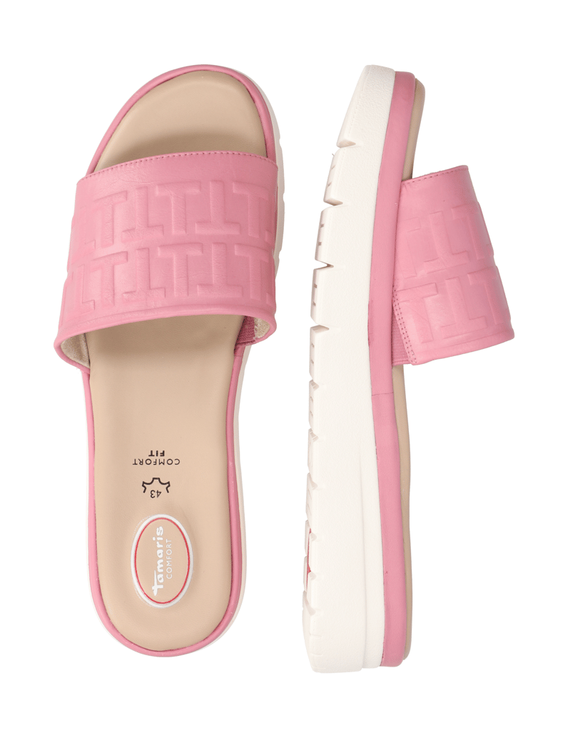 TAMARIS-Comfort-Glattleder-Pantoffel