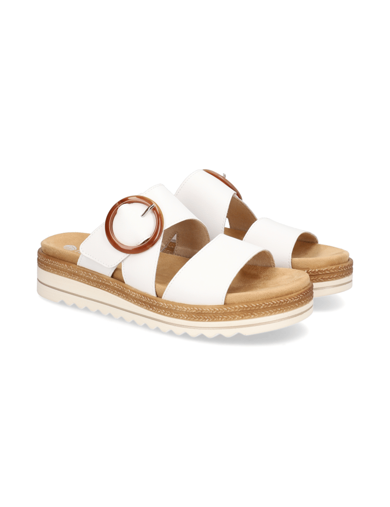 Remonte-Pantoffel-weiss