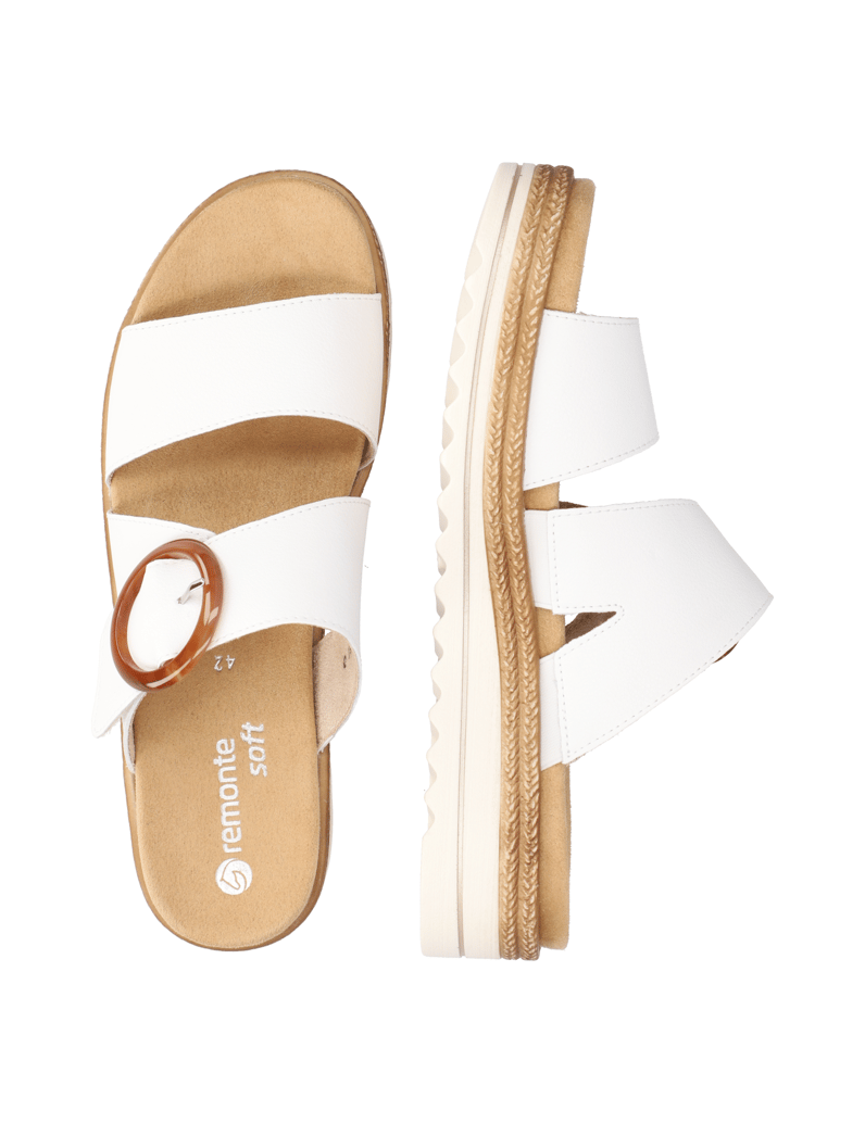 Remonte-Pantoffel-weiss