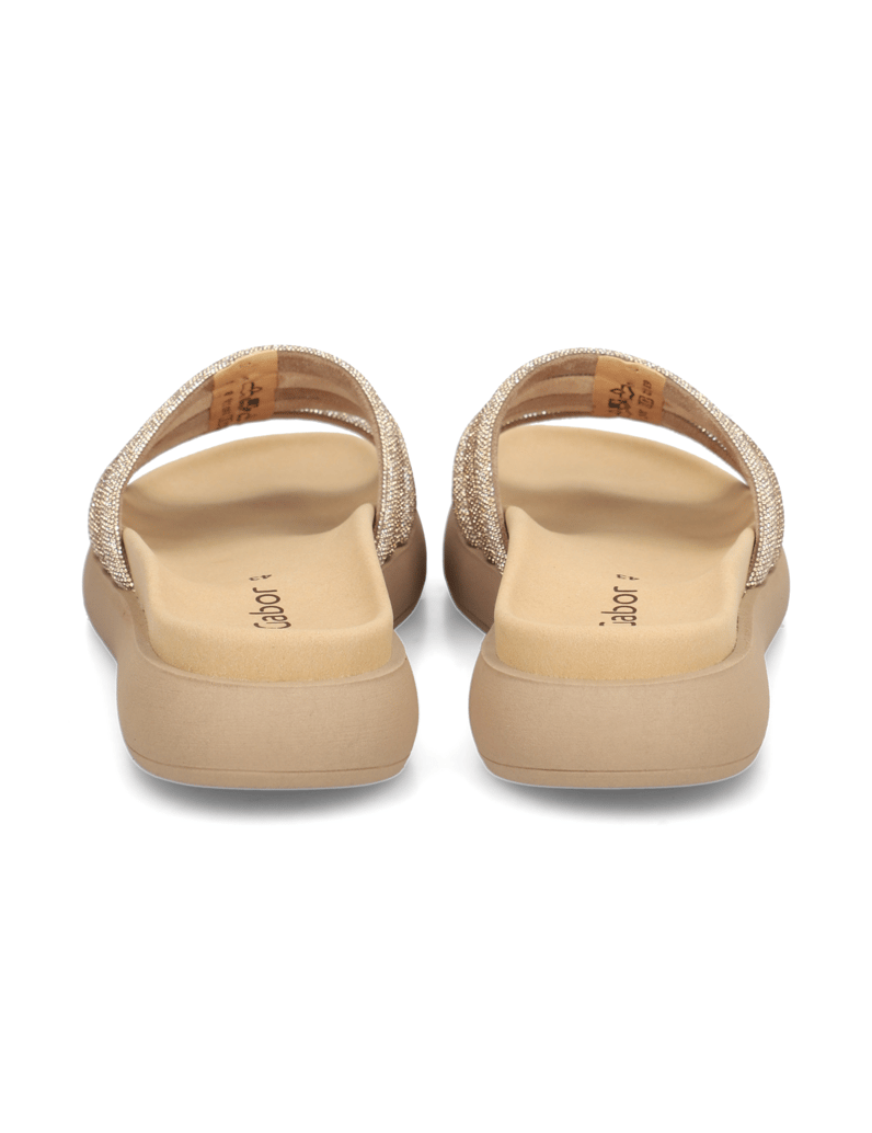 Gabor-Sonstige-Obermaterialien-Pantoffel-gold