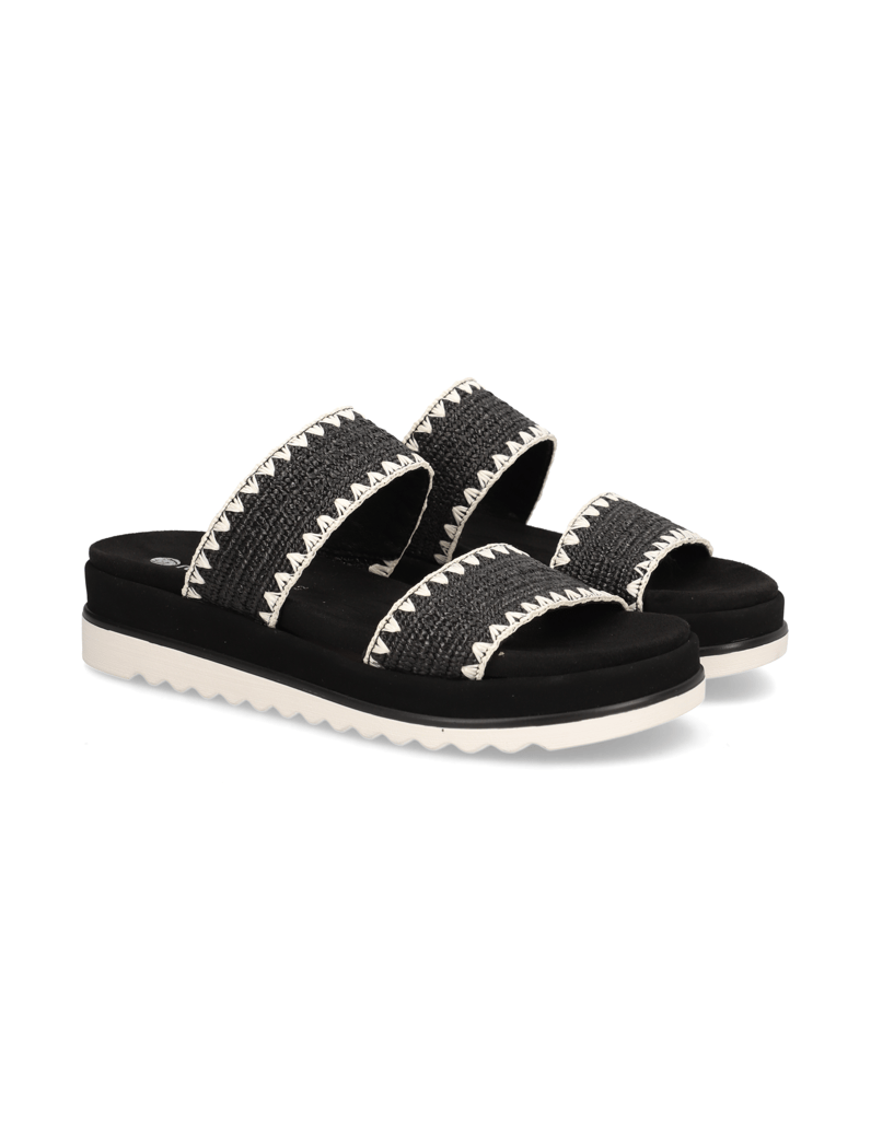 Remonte-Pantoffel-schwarz