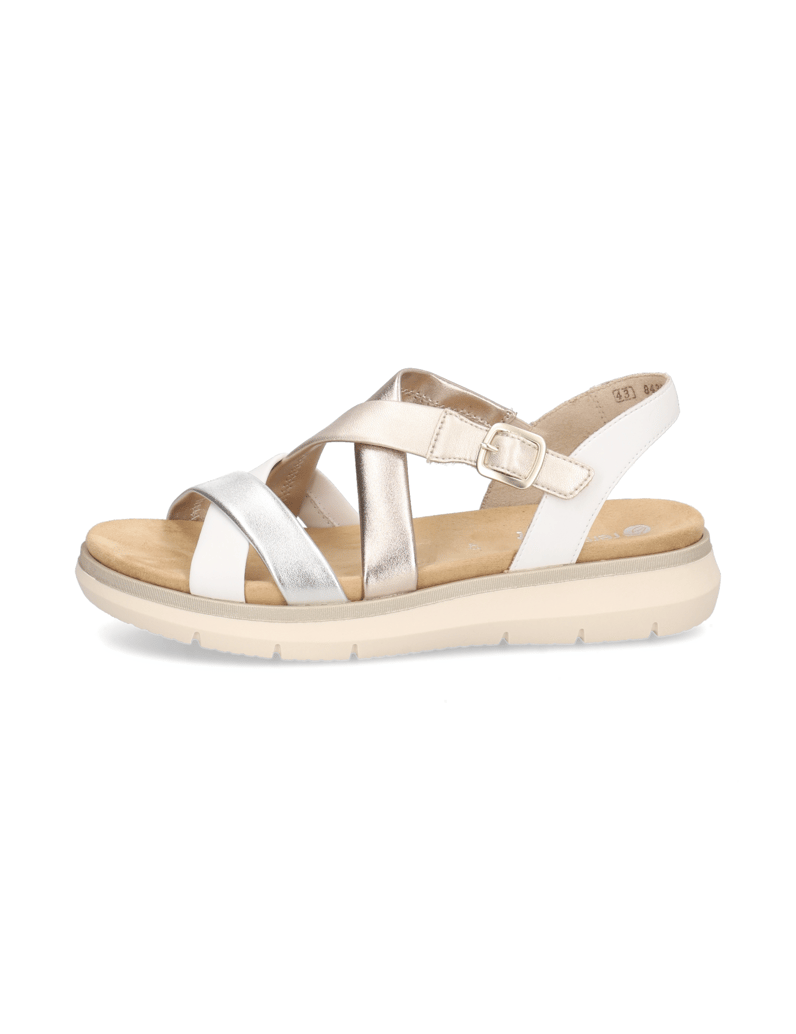 Remonte-Lederkombination-Sandale-multicolor