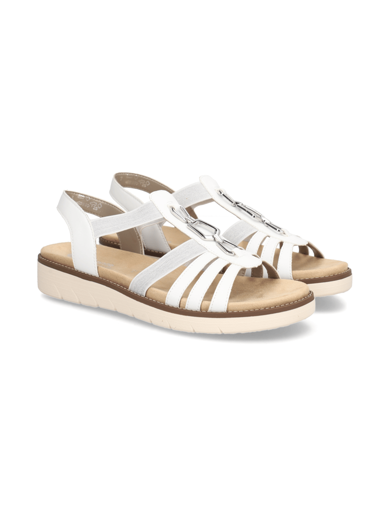 Remonte-Sandale-weiss