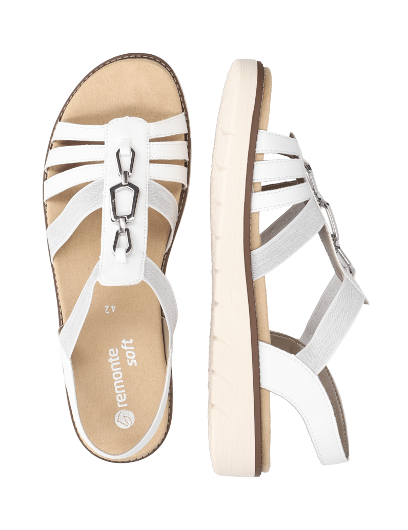 Remonte-Sandale-weiss
