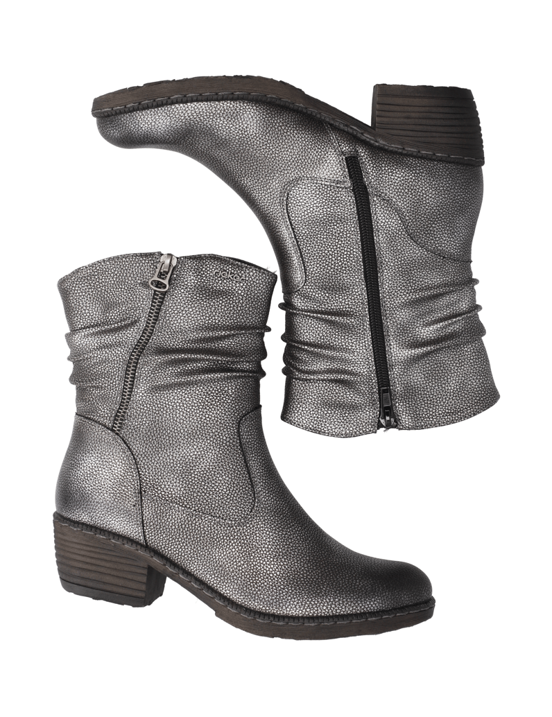 Rieker-Stiefelette-silber