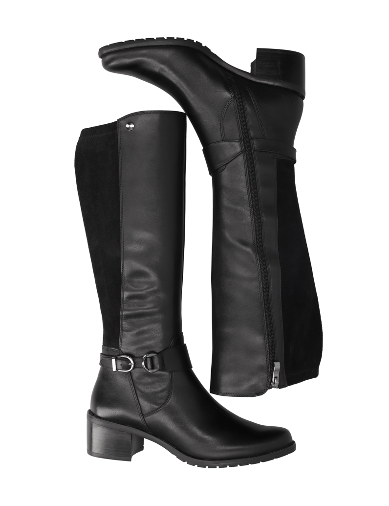 DELKA-Stiefel-schwarz