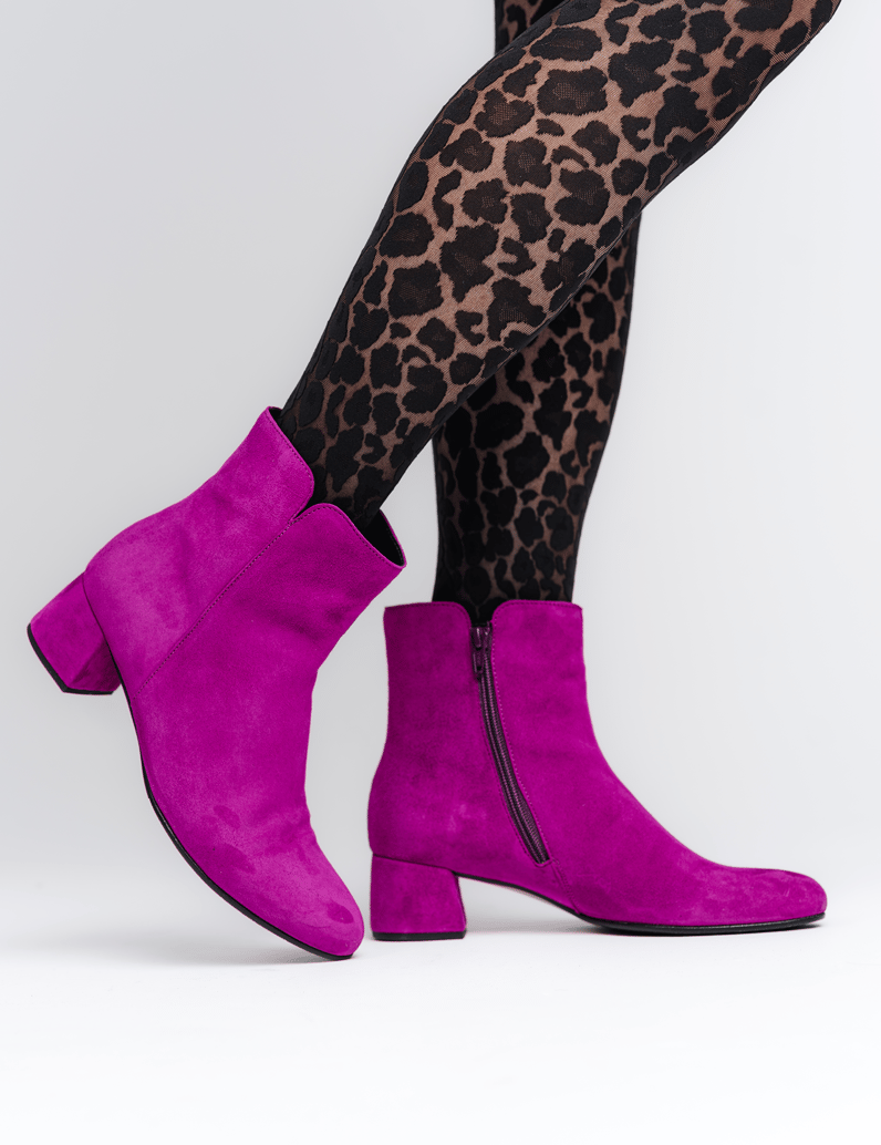 Gabor-Veloursleder-Stiefelette-pink