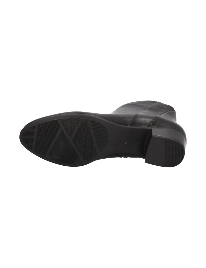 Lazzarini-Glattleder-Stiefelette-schwarz